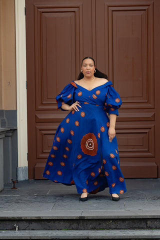 Anan Blue Dress Clothing