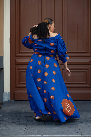 Anan Blue Dress Clothing