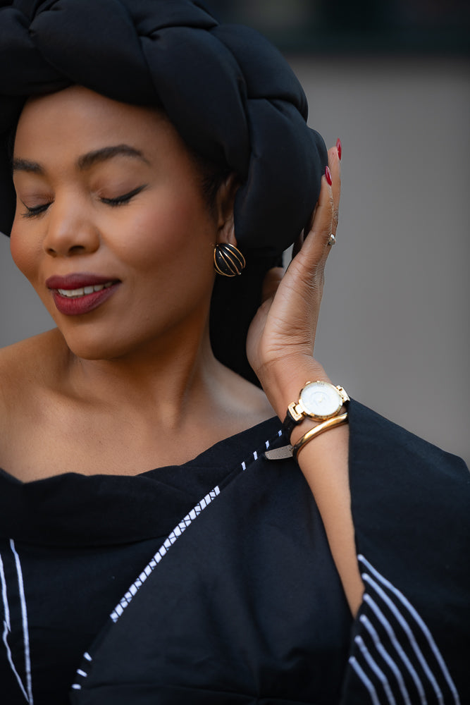 Zinitha Black Turban