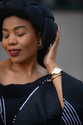 Zinitha Black Turban