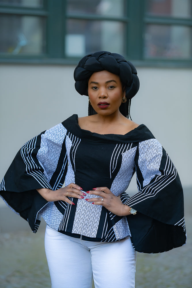 Zinitha Black Turban