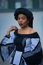 Zinitha Black Turban