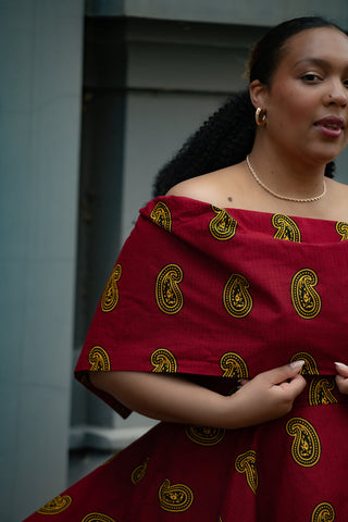 Oyin Red And Yellow Dress Dresses