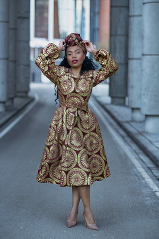 MARIAMA GOLD DRESS Dresses