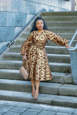 MARIAMA GOLD DRESS Dresses