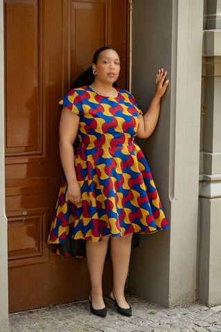 Antonia Multicoloured High Low Dress Dresses