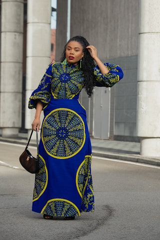 LEONA BLUE DRESS Dresses
