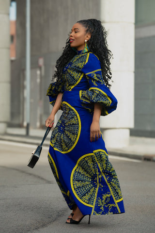 LEONA BLUE DRESS Dresses