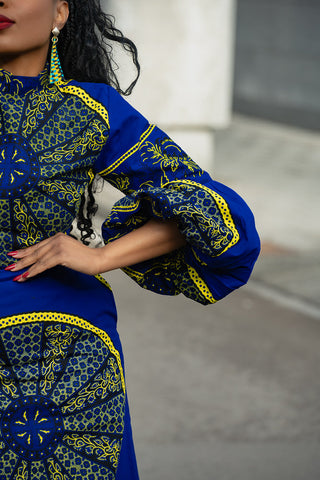 LEONA BLUE DRESS Dresses