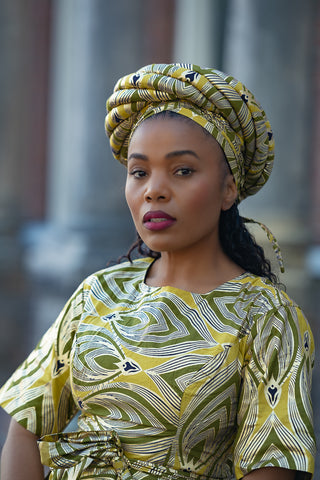 OLUCHI GOLD TURBAN