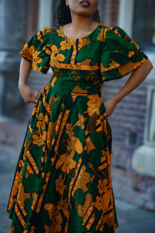 ADESUA GREEN DRESS