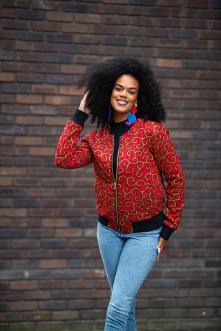 AMMA RED MULTIWAY JACKET