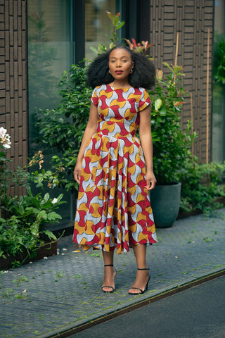 Marigold Flare Dress