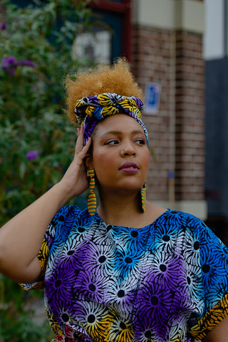 LAILA MULTICOLOURED HEADWRAP