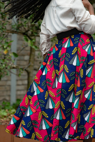 Petra Multicoloured Midaxi Skirt Women’s Dress