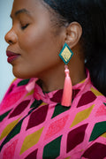Tiwa Pink Set Earrings
