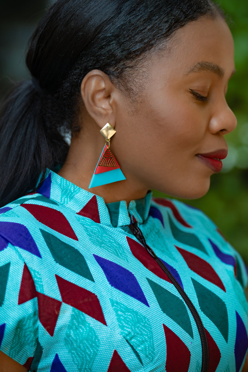 Tiwa Blue Set Earrings