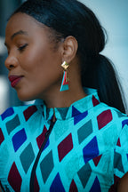 Tiwa Blue Set Earrings
