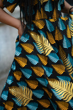 Beverly African Print Midi Dress