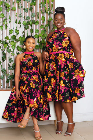 Didi Midaxi African Print Dress Dresses