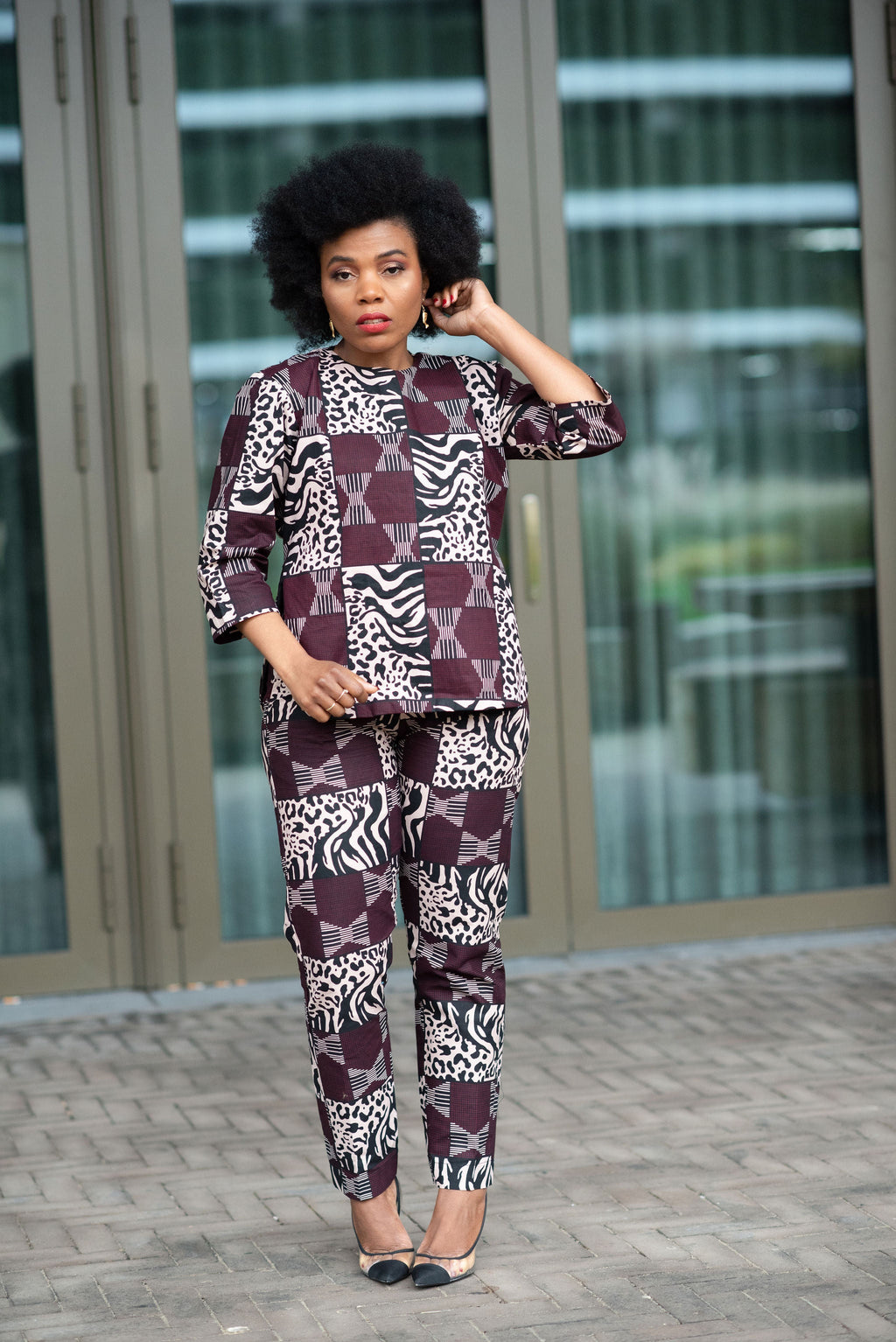 Kesia Animal Print Top Women’s Dress