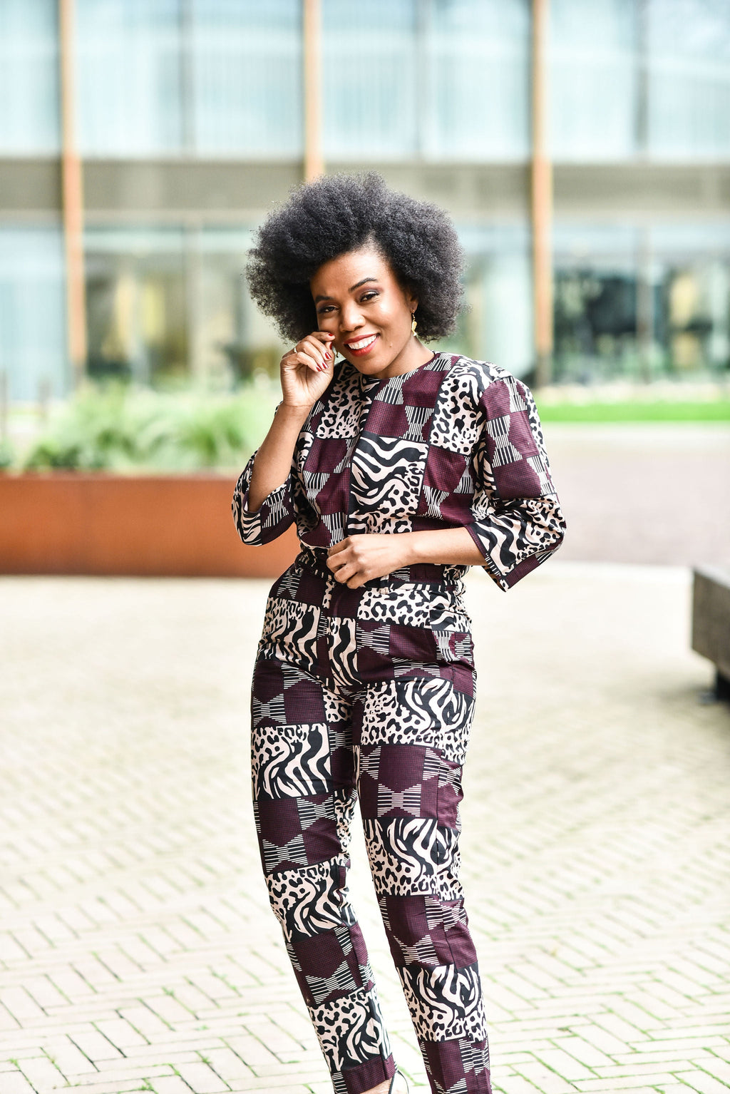 Kesia Animal Print Top Women’s Dress