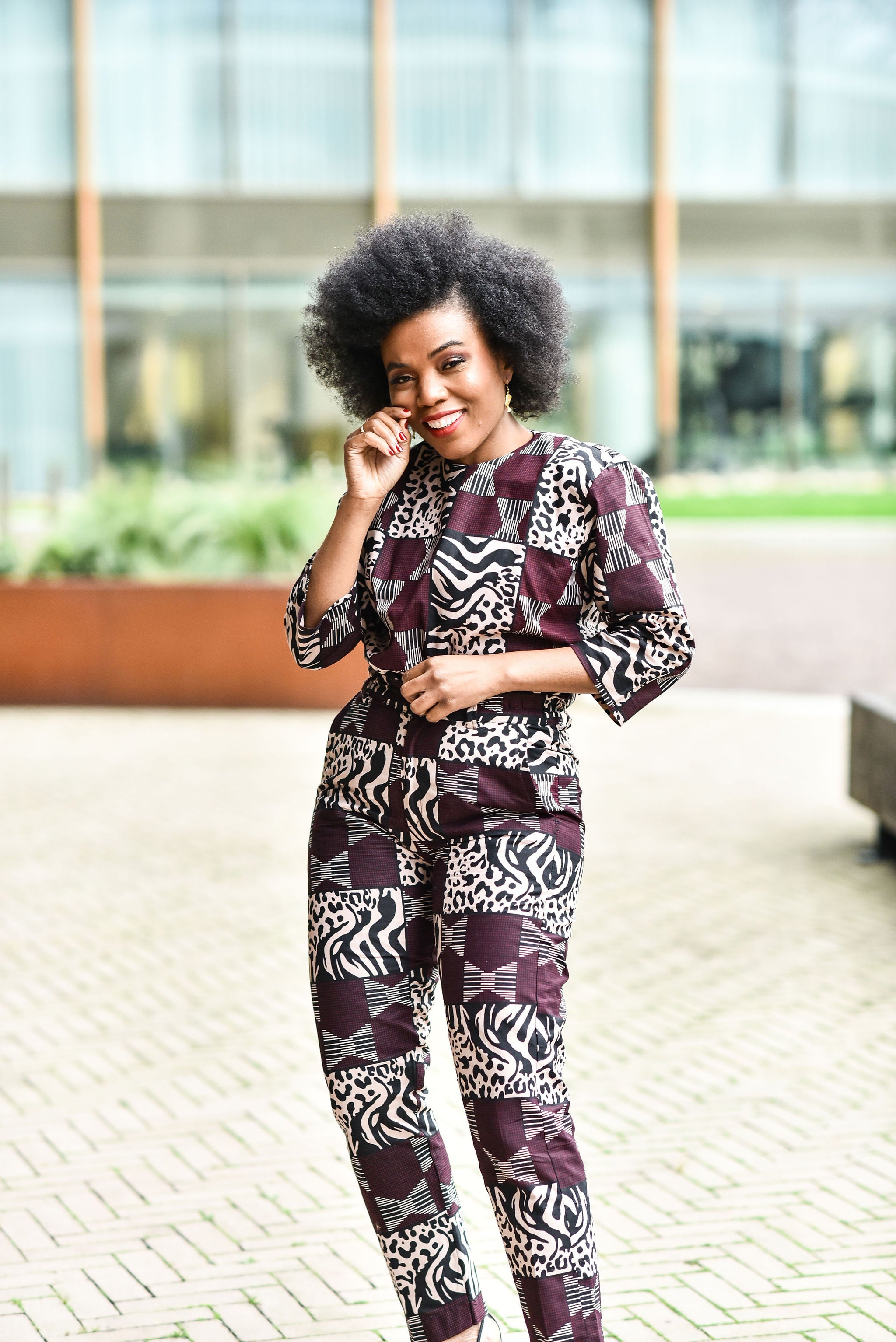Kesia Animal Print Top Women’s Dress