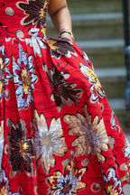 Flare detail of African Fashion dress for Occasions