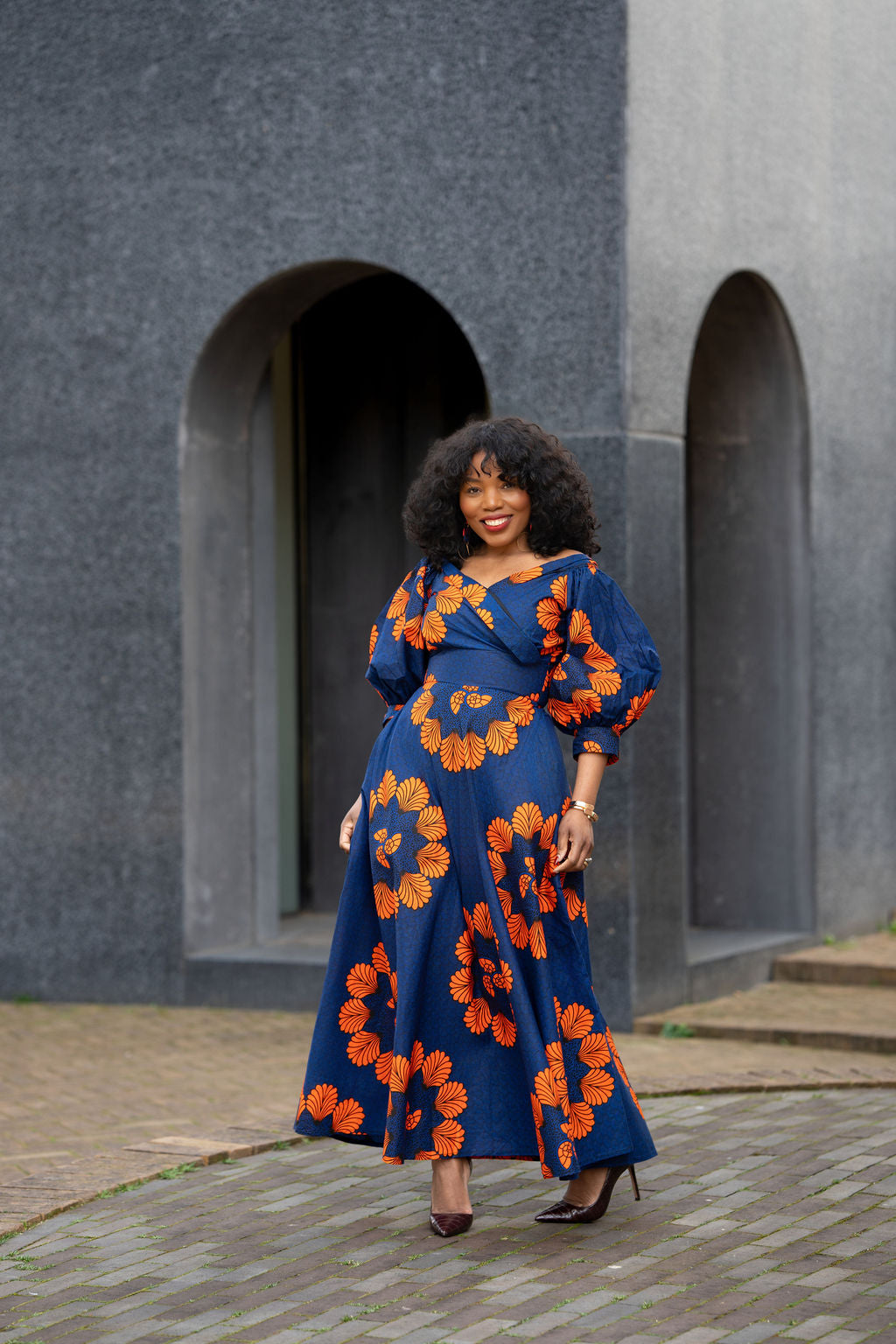 Titilayo Floral Midaxi Dress