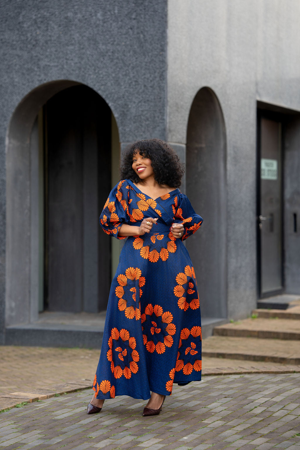 Titilayo Floral Midaxi Dress