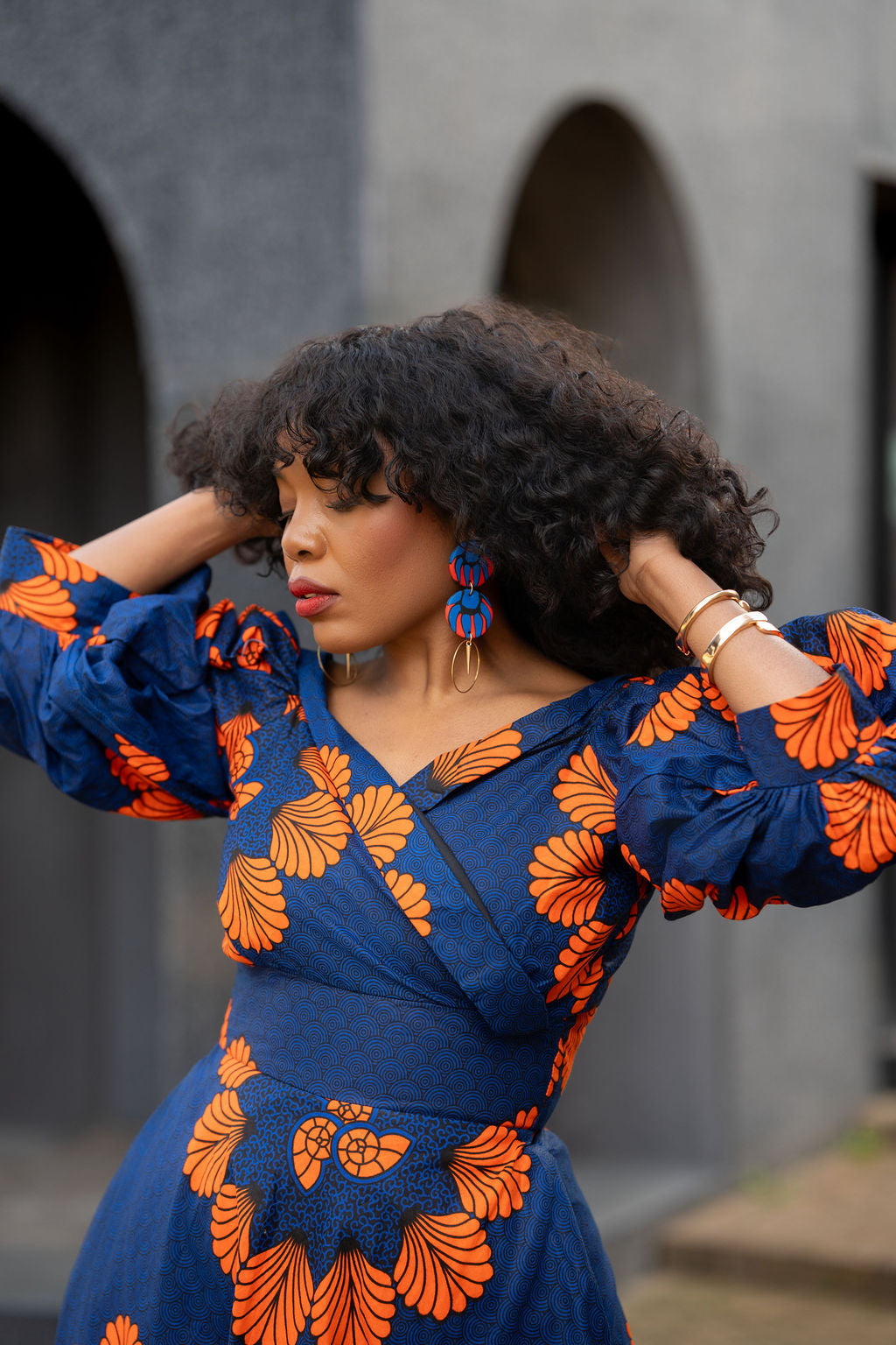 Titilayo Floral Midaxi Dress
