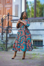 Ankara Maxi dress for women