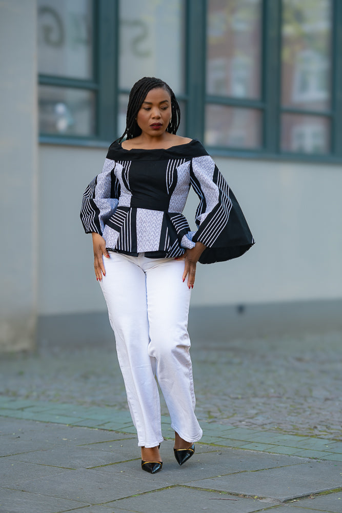 African Print Ankara Top for Women