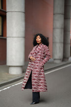 Zola Burgundy Duster Jacket