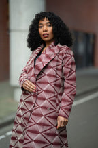Zola Burgundy Duster Jacket