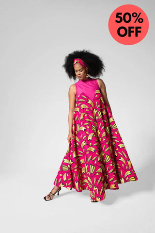 Abeba Pink Flare Dress Women’s Dress