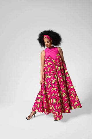 Abeba Pink Flare Dress Women’s Dress