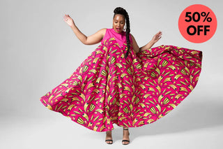 Abeba Pink Flare Dress Women’s Dress