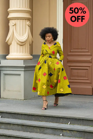 Aberash Long Sleeve Dress Apparel & Accessories