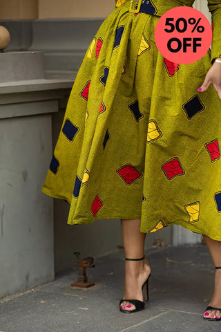 Aberash Long Sleeve Dress Apparel & Accessories