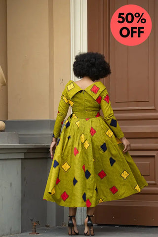 Aberash Long Sleeve Dress Apparel & Accessories