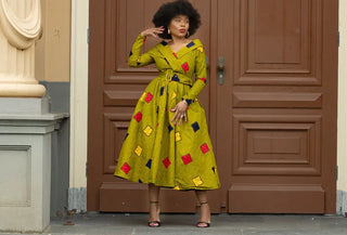 Aberash Long Sleeve Dress Apparel & Accessories