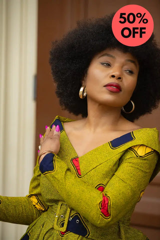 Aberash Long Sleeve Dress Apparel & Accessories