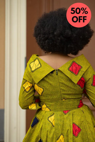 Aberash Long Sleeve Dress Apparel & Accessories