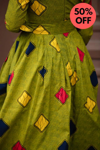 Aberash Long Sleeve Dress Apparel & Accessories