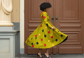 Aberash Long Sleeve Dress Apparel & Accessories