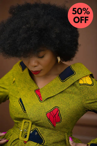 Aberash Long Sleeve Dress Apparel & Accessories