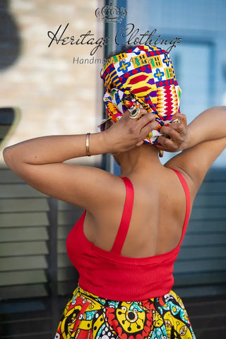 Abiba Kente Headwrap Accessories