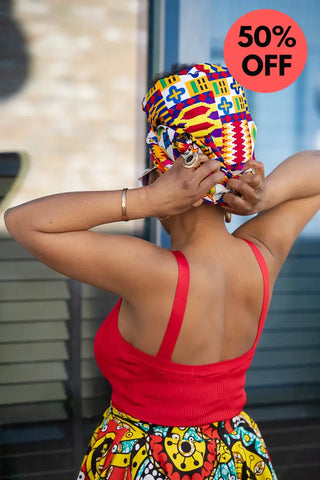 Abiba Kente Headwrap Accessories