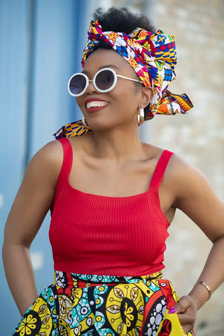 Abiba Kente Headwrap Accessories